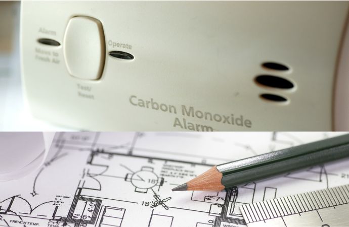 Carbon monoxide detector installation