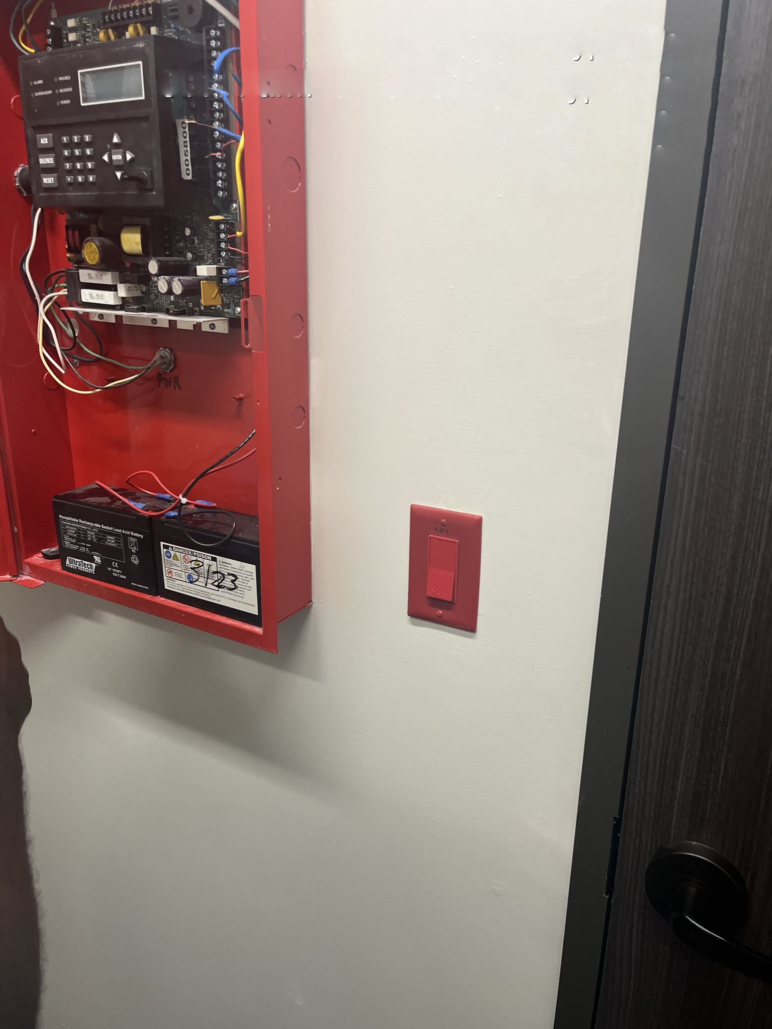 Fire Alarm Panel at Humble vascular